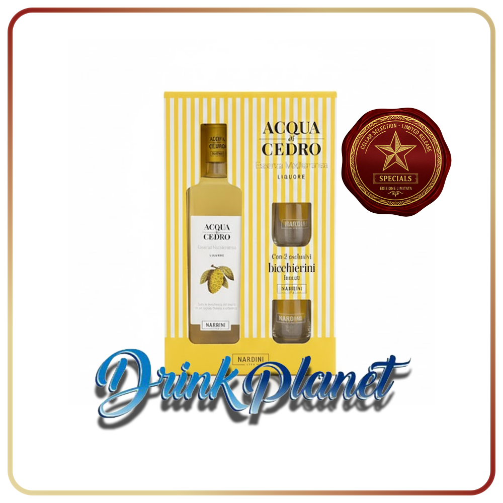 Gift Box Nardini Acqua di Cedro Liquore + 2 Glass