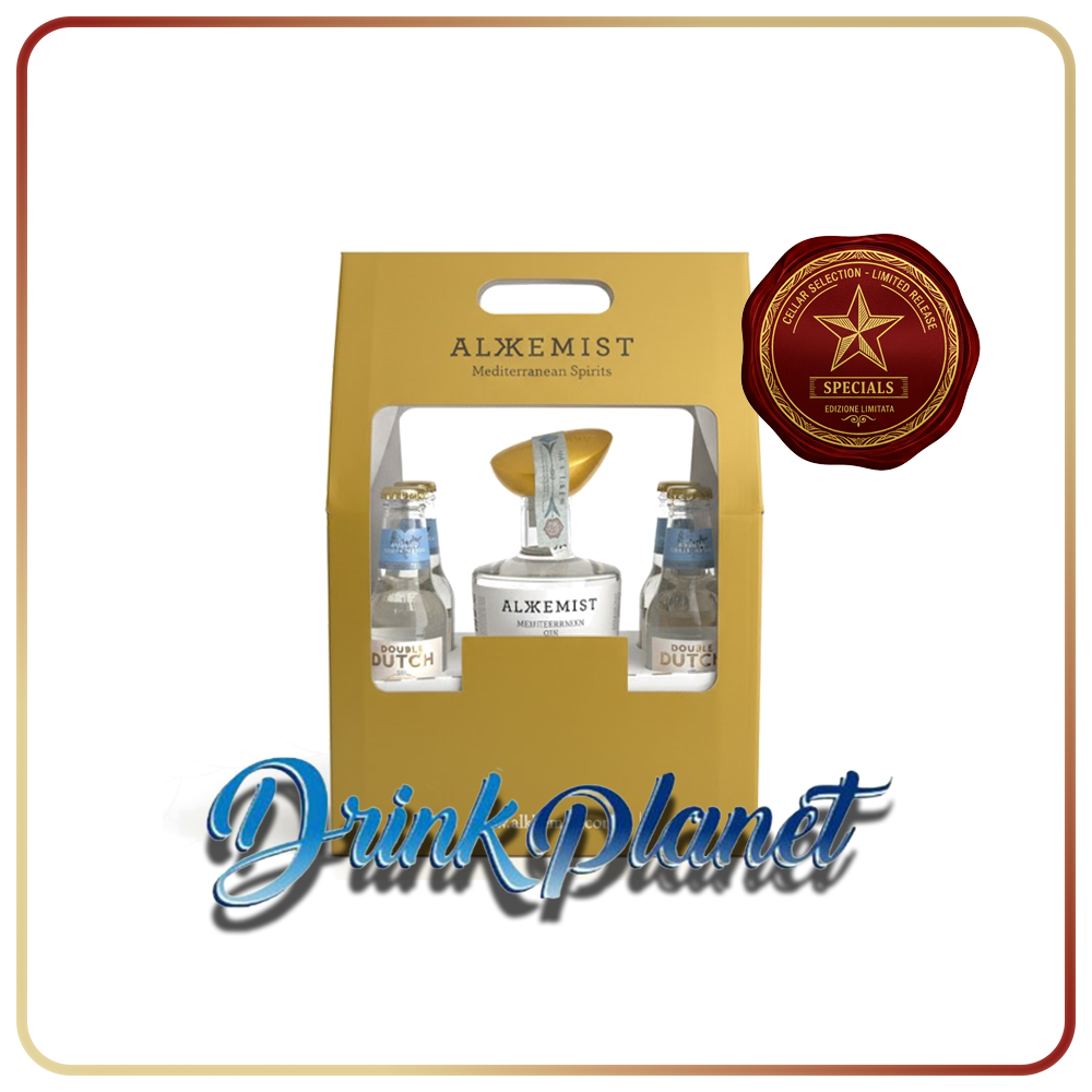Gift Box Alkkemist Gin + 4 Double Dutch tonic