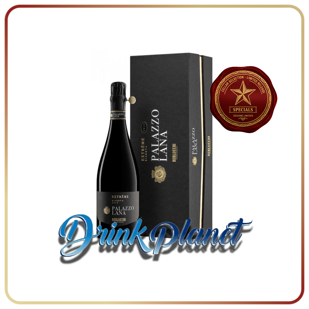 Gift Box Berlucchi Palazzo Lana Extrême Riserva 2013 Franciacorta