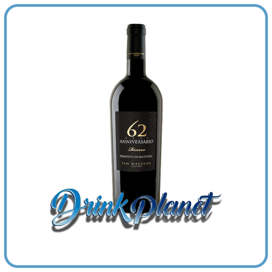 Sessantadue anni Primitivo Vino Rosso